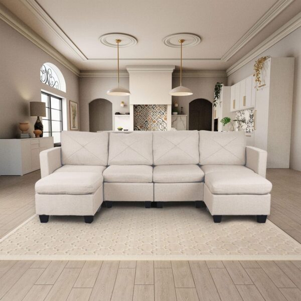 Modular Sofa Set Cream
