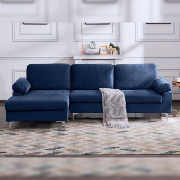 Kaveah Sectional Sofa Blue