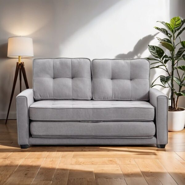 Azure Folding Sofa Bed Grey