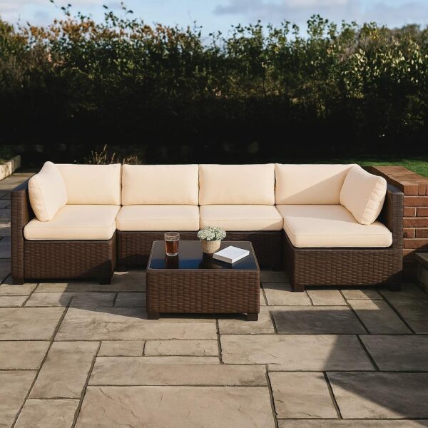 5-piece outdoor sectional set