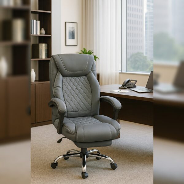 Konna executive office chair dark grey
