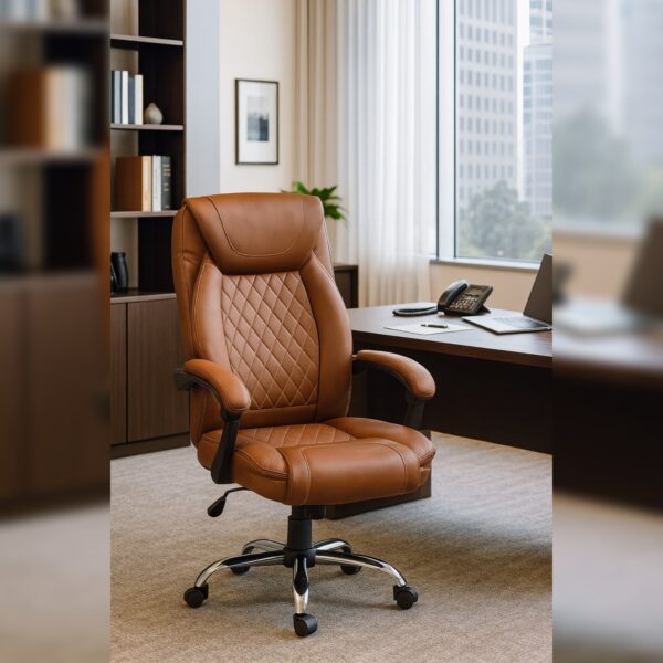 Konna executive office chair brown