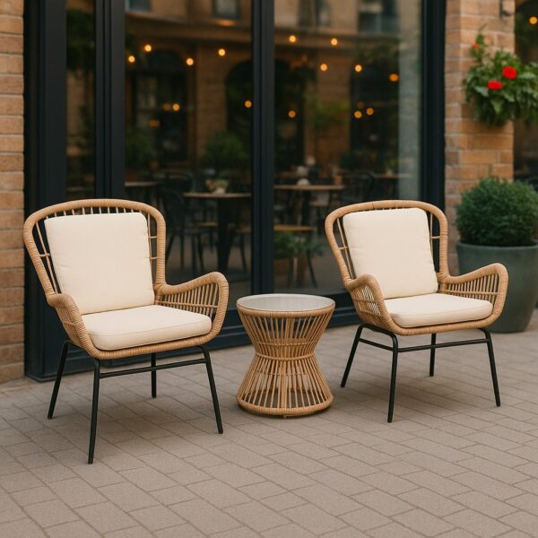 The Prielle Bistro 3 Piece Outdoor Set