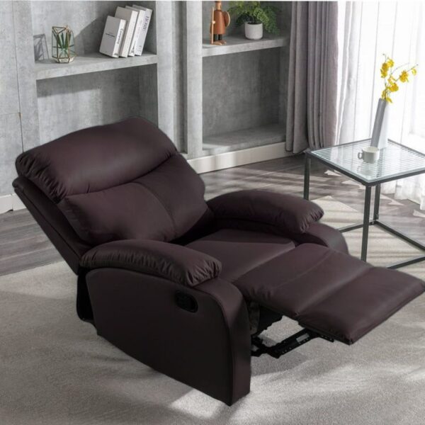 Giselle Manual Single Recliner - Brown