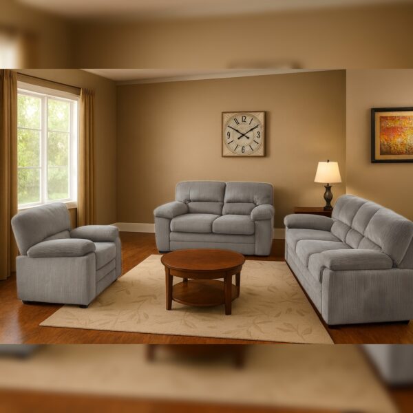 Lincoln Living Room Set Light Grey