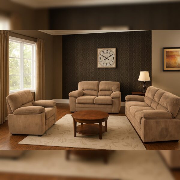 Lincoln Living Room Set Brown