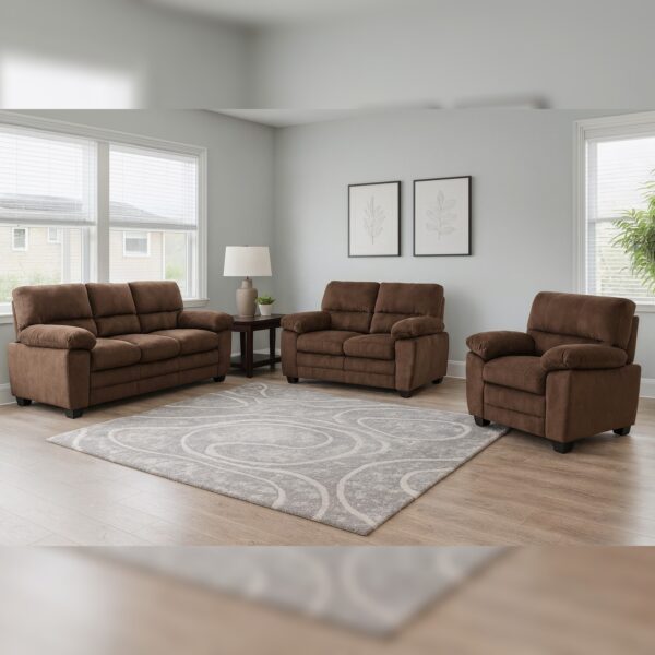 Maxx Living Room Set Brown