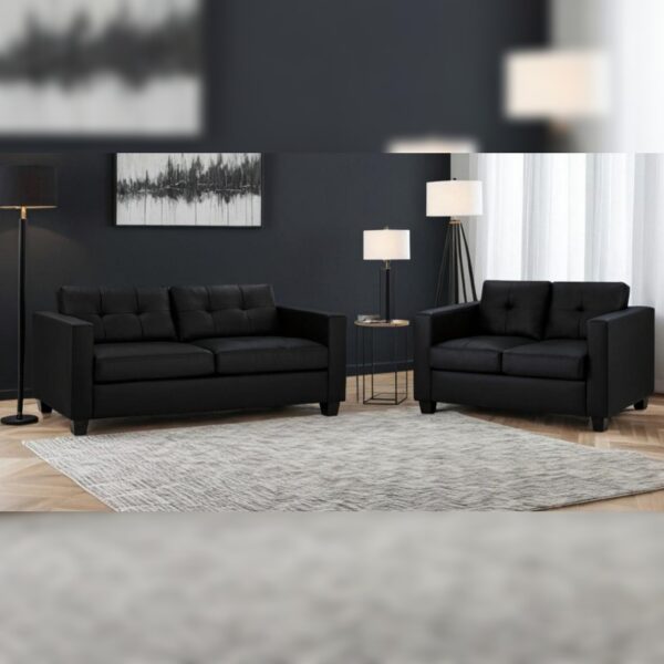 Jerry Sofa Set Black