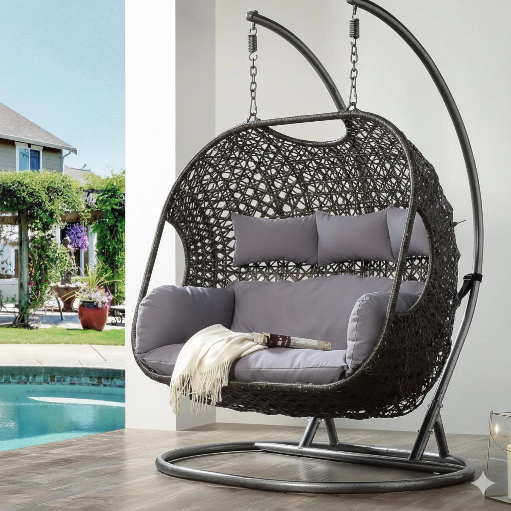 Triple Egg-Swing Chair
