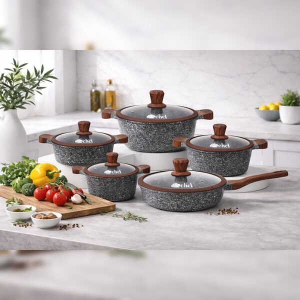 Ten Piece Aluminum Cookwear set