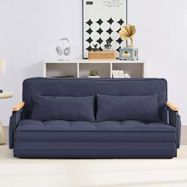 Adjustable Floor Sofa Bed Blue