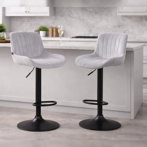 CorLiving Velvet Stool