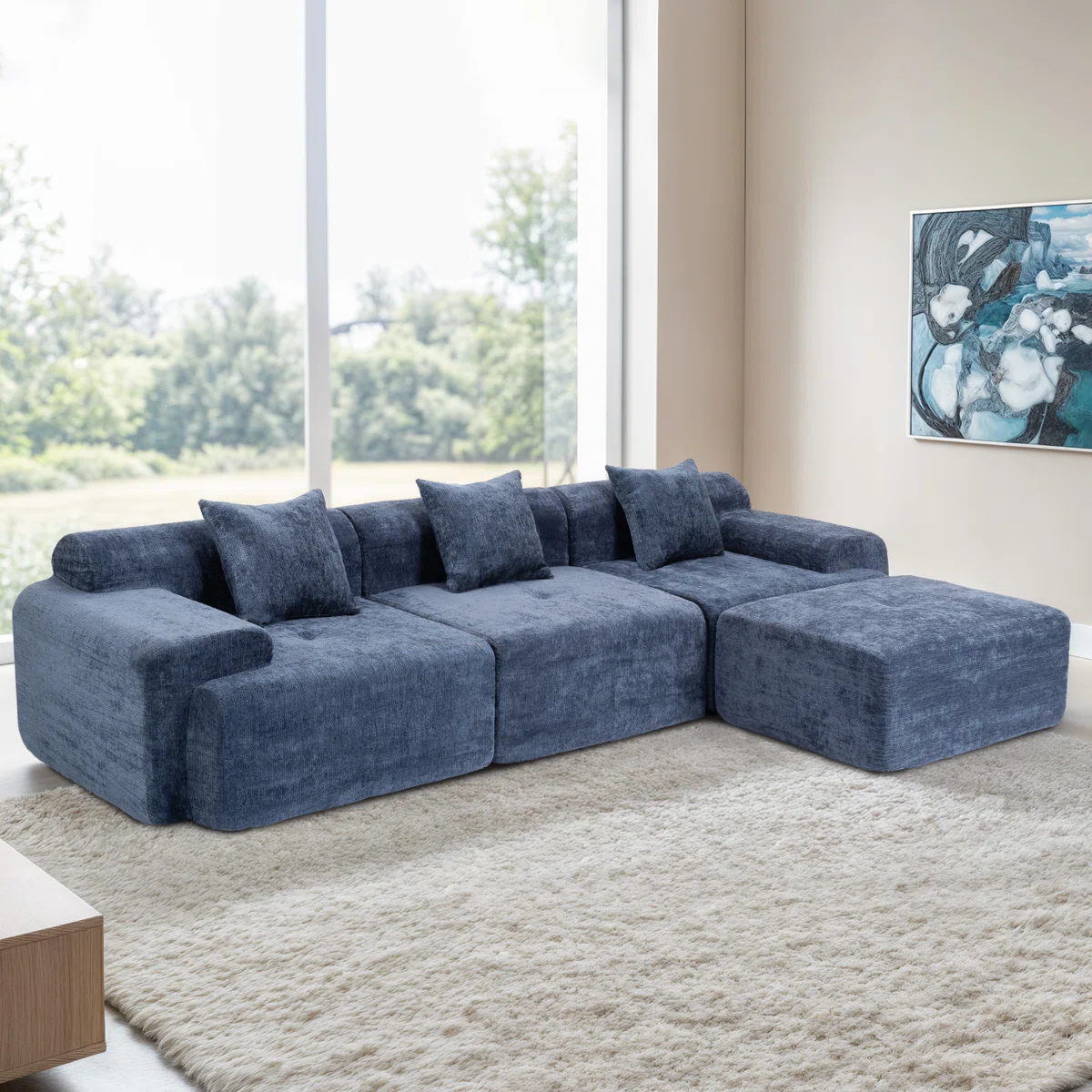 Cloudelle Modular Sectional Sofa Blue