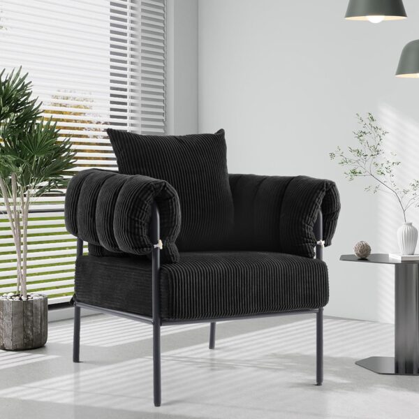 Decorative Side Chair Black