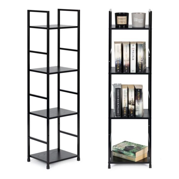 Four tier Black Display Shelf