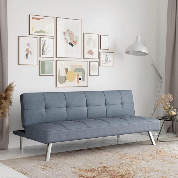 Bella Futon Sofa Bed Grey