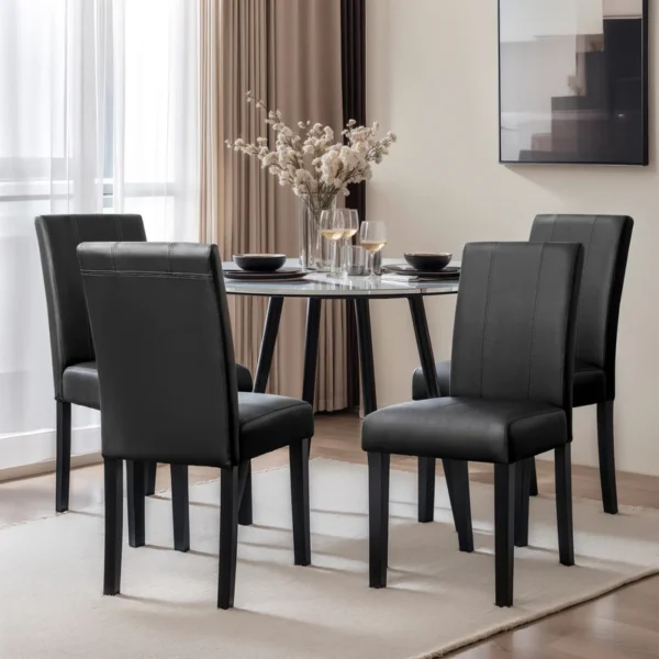 Modern Dining Chair Black