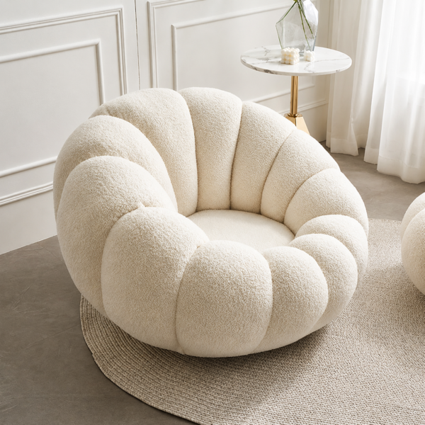 Pumpkin accent chair