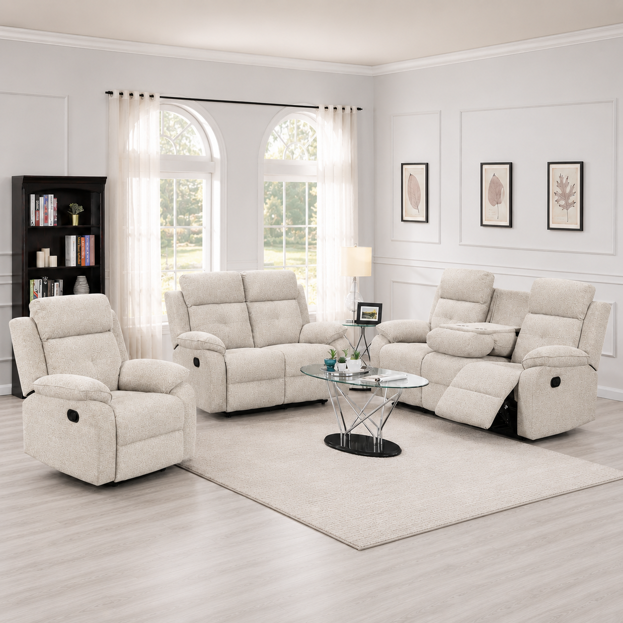 Lucca 3-2-1 Manual Recliner Set