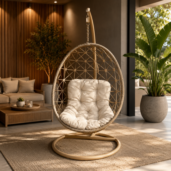 Archi Swing Chair GOLDEN+GREY+LIGHT GREY