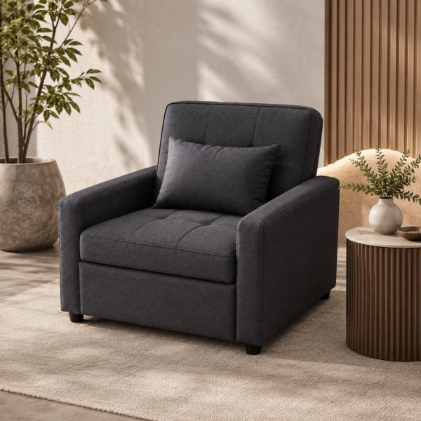 Folding Sofa Bed 3-in-1 GREY