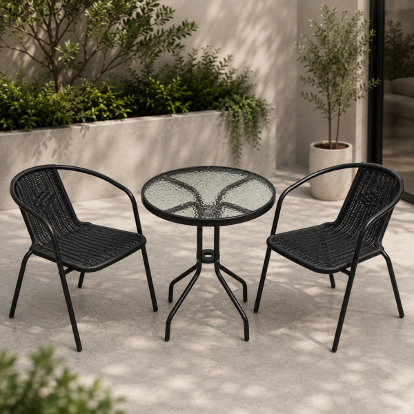 3pc Garden Set BLACK