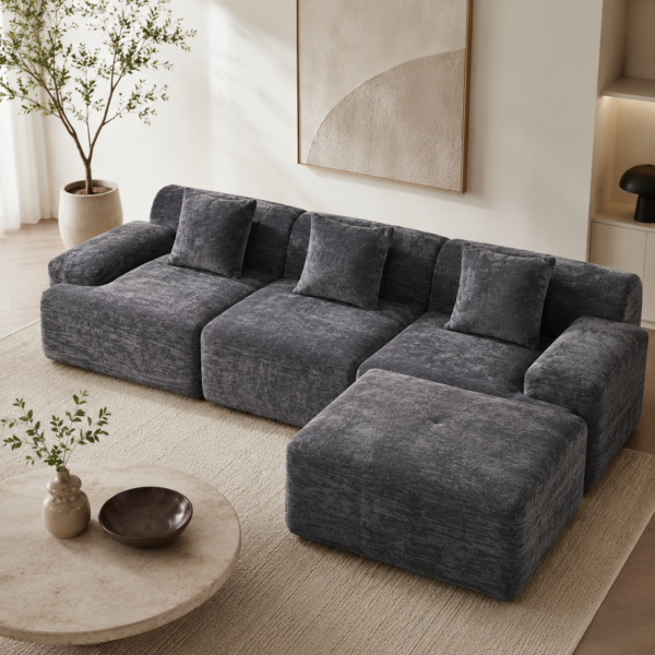 Haven Modular Sectional Sofa DARK GREY