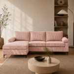 Kaveah Sectional Sofa PINK