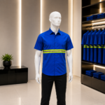 Premium Reflective Work Shirt (Royal Blue)