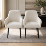 Velvet Armchair 002 VELVET BEIGE (PAIR)