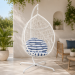 Swing Basket  03 WHITE + BLUE