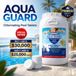 Aqua Guard Chlorinating Pool Tablets – 55 lb Jar
