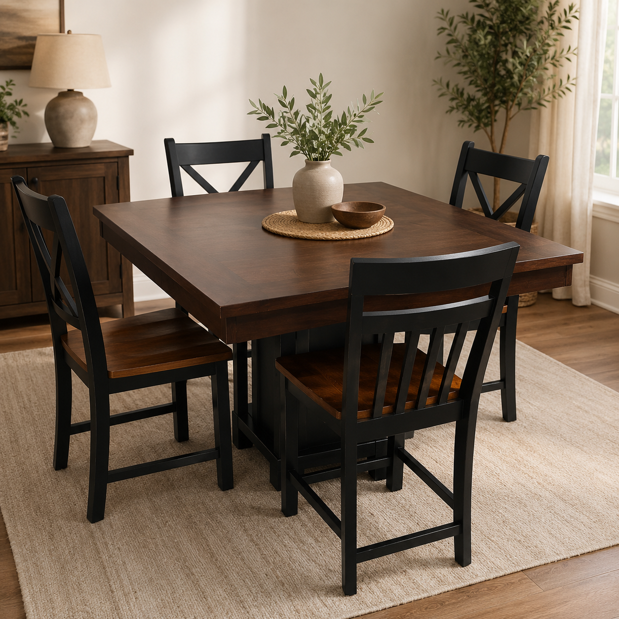 47fd5a72-754c-4f2f-a833-96310cd88664 Portland 5pc Dining Set - Image 1