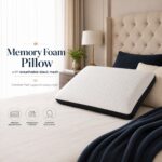 Memory Foam Pillow with Black Mesh