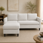 77" Mid Century Sofa Set 01 GREY - Image 2