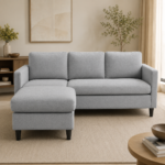 77" Mid Century Sofa Set 01 DARK GREY - Image 2