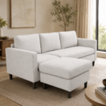 77" Mid Century Sofa Set 01 GREY