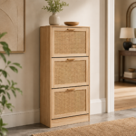 Rattan Shoe Cabinet