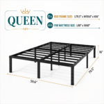Metal Platform Bed Frame QUEEN - Image 2
