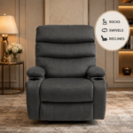 Calisa Recliner Chair DARK GREY
