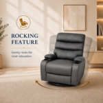 Calisa Recliner Chair DARK GREY - Image 4