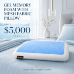 Gel Memory Foam with Mesh Fabric Pillow