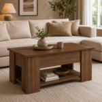 Lift Top Coffee Table 01 WALNUT - Image 2