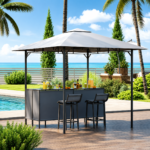 Patio 3PC Bar Set with Tent + FREE Arlend 3pc outdoor set - Image 3