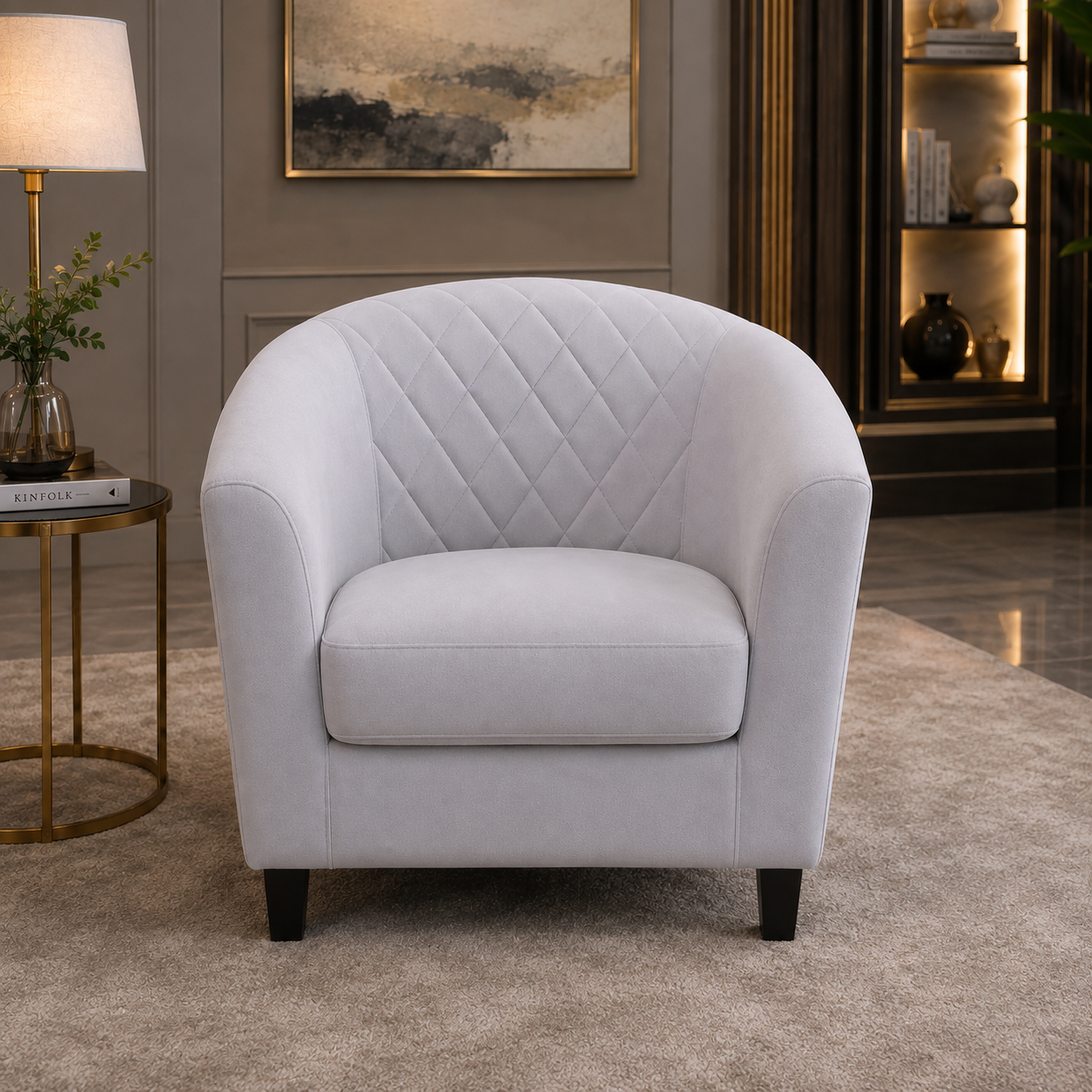 65916014-746e-4f16-8975-33d7262c1ad9 Cambia Tub Chair LIGHT GREY - Image 1
