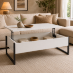 Lift Top Coffee Table 02 WHITE