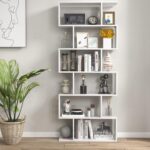 5 Tier Book Case WHITE - Image 3