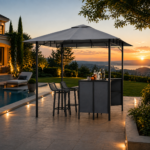 Patio 3PC Bar Set with Tent + FREE Arlend 3pc outdoor set - Image 2