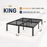 Metal Platform Bed Frame KING - Image 2