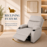Calisa Recliner Chair LIGHT GREY - Image 2